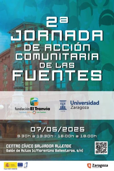 cartel II Jornada Acción Comunitaria Las Fuentes 7 mayo 2025